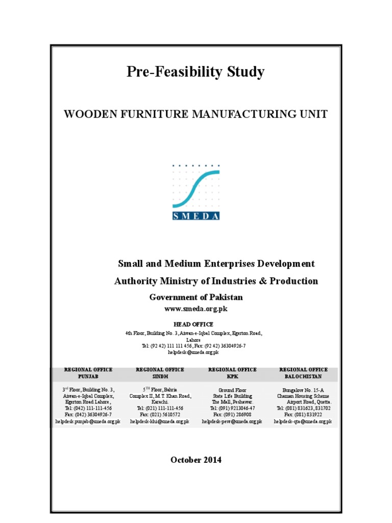 Wooden Furniture Manufacturing PDF Internal Rate Of Return