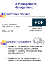 Demand, Order and Customer Management