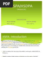 Hspa/Hsdpa: (Beyond 3G)