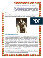 Escapulario de La Virgen Del Carmen