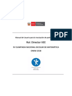 Manual de Usuario Onem - Director Iiee