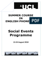 SCEP Social Events Brochure