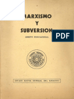 Estado Mayor General del Ejército - Marxismo y subersión (DOCUMENTO).pdf