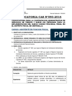 CONVOCATORIA VENTANILLA 1