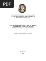 Algumas Evidências de Eficácia Da Terapia Assistida Por Animais Em Idosos Demenciados Institucionalizados