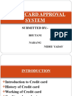 Credit Card Approval System