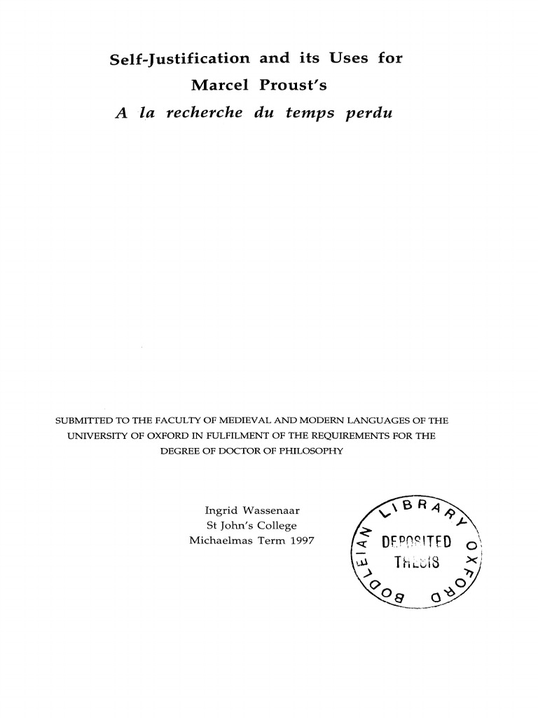 Proust | PDF | Marcel Proust | In Search Of Lost Time