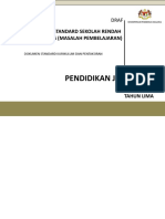 Dokumen Standard Pendidikan Jasmani dan Kesihatan Tahun 5 Masalah Pembelajaran.docx