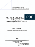 The Myth of Self Esteem - Hewitt
