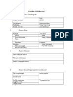 Format Riwayat Kesehatan