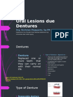Oral Lesions Due Dentures