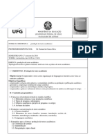 Programa Leitura e Produção Textrual II