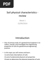 Week 1 - Soil Physical Characteristics