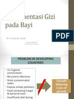 Suplementasi Gizi Pada Bayi: Dr. JC - Susanto, SP - AK