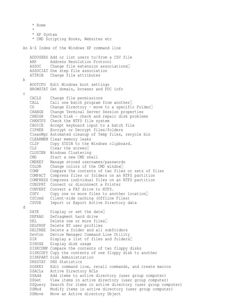 CMD Commands Hacking | PDF | Windows Registry | Computer File