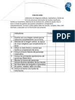 Lista de Cotejo 2018 PDF