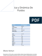 Estática y Dinámica de Fluidos