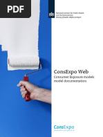 ConsExpo Web Consumer Exposure Models - Model Documentation