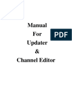 Updater and Channel Editor Users Manual
