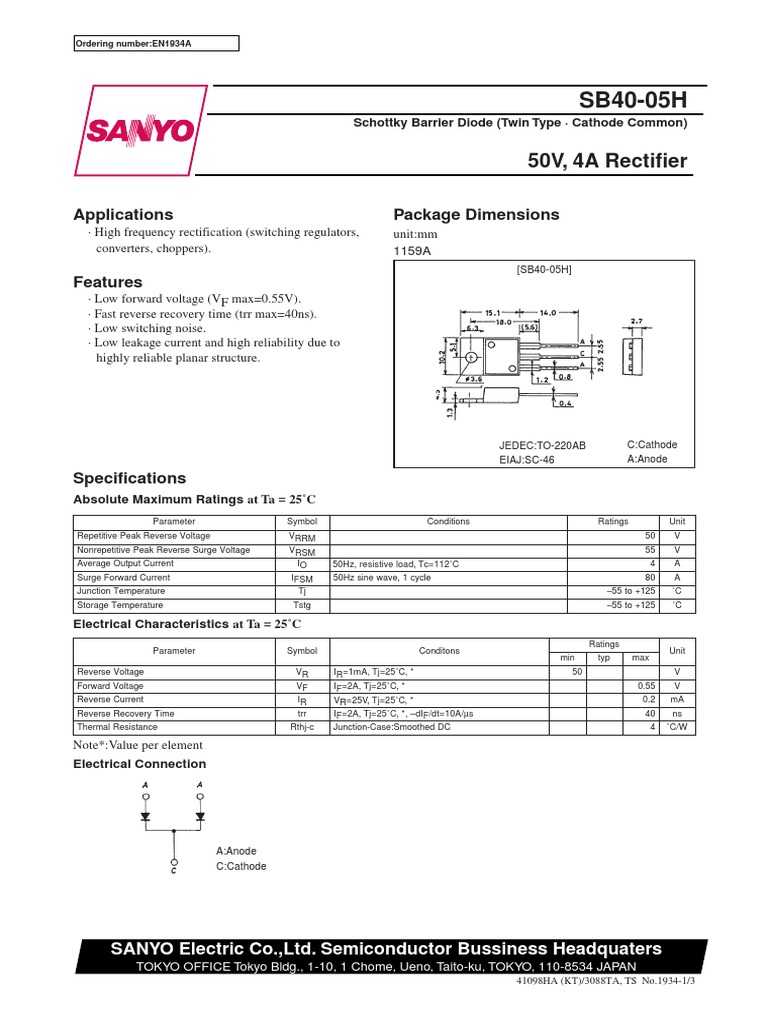 SB 4005 | PDF | Rectifier | Electricity