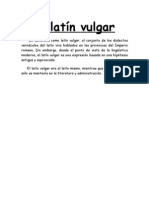 El latín vulgar