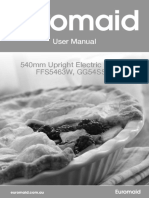 Euro 2015054 Ffs5463w-Gg54ssw Uprights User Manual Grayscale