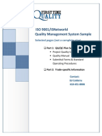 Iso 9001 Construction Management System Sample PDF