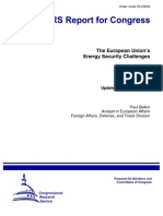The European Union's Energy Security Challenges