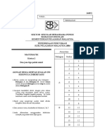 01 Soalan Matematik Kertas 2