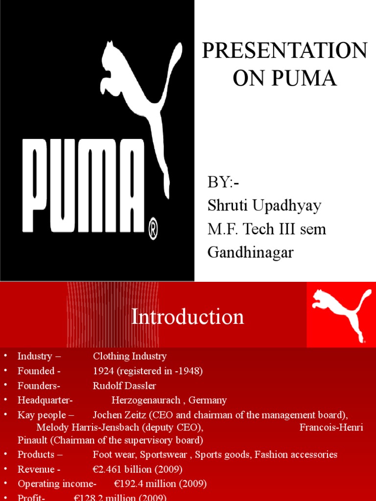 introduction of puma company