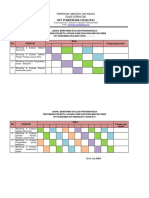 Jadwal Monitoring Evaluasi Program Kerja