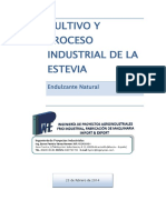 Proceso Industrial Estevia PDF