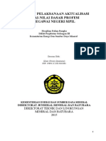 Laporan Final Aktualisasi Nilai Dasar Dian C Dyestiana