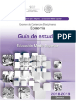 Guia de Estudio para El Examen de Contenidos Disciplinares en Economía
