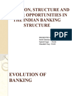 Evolution, Structure and Career Opportunities in The Indian Banking Structure