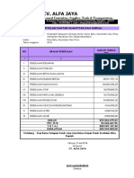 REKAPITULASI HARGA BANGUNAN