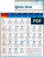 Andhrapradesh Telugu Calendar 2018 October