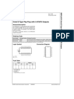 DM74LS574 Octal D-Type Flip-Flop With 3-STATE Outputs: General Description