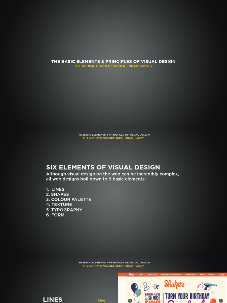 Visual Design Elements & Principles Guide | PDF | Web Design | Design