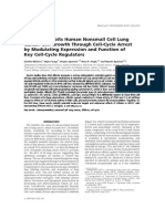 Molecular Carcinogenesis - Silibinin Inhibits Lung Cancer Growth Through Cell-Cycle Arrest