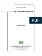 Agricultural knowlege management.pdf
