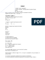 Explication Des Principaux Commandes