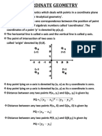 Coordinate Geometry