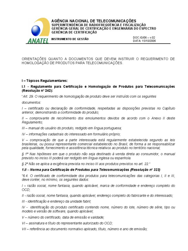 IG-06 - v.02 PDF | PDF | Science | Ciência (geral)