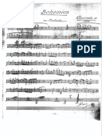 CLARINETE 1º (BB) - Bohemios (Zarzuela) - Amadeo Vives PDF