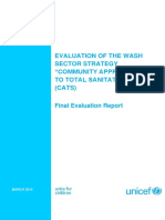 Evaluation of The WASH Sector Strategy FINAL VERSION March 2014 PDF