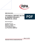 Technical Report_ El Morro Proyect (2012).pdf