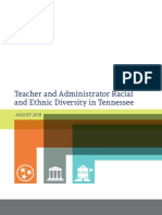 Teacher and Administrator Racial and Ethnic Diversity in Tennessee