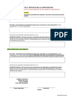 Reporte de Capacitación