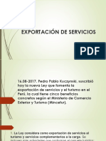 Exportación de Servicios